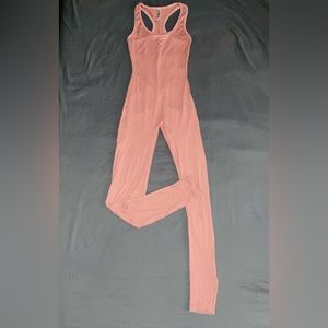 NWT Scrunch elastic butt pink jumpsuit